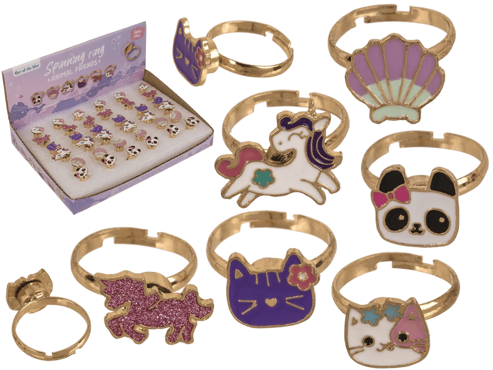 Ring mit Spinner assortiert