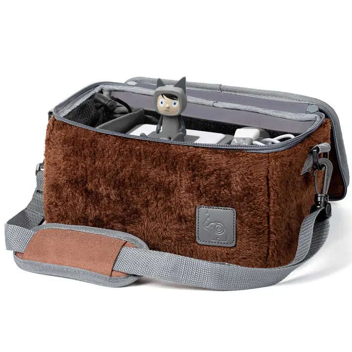 Toniebox-Tasche Teddy Fleece Braun