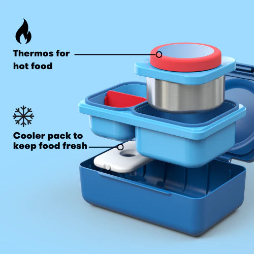 Thermo Lunchbox OmieBox UP Blau