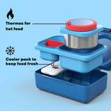 Thermo Lunchbox OmieBox UP Blau