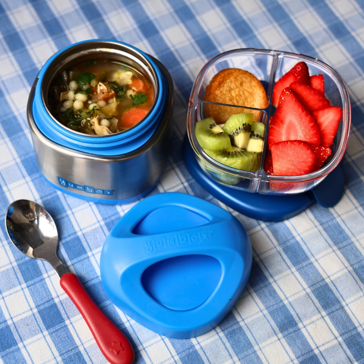 Thermobehälter Yumbox Cubi Blau