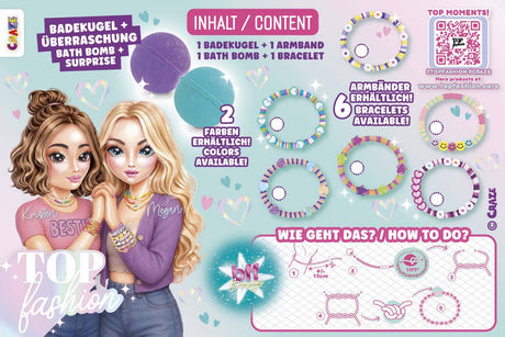 CRAZE Überraschungsbadekugel Top Fashion