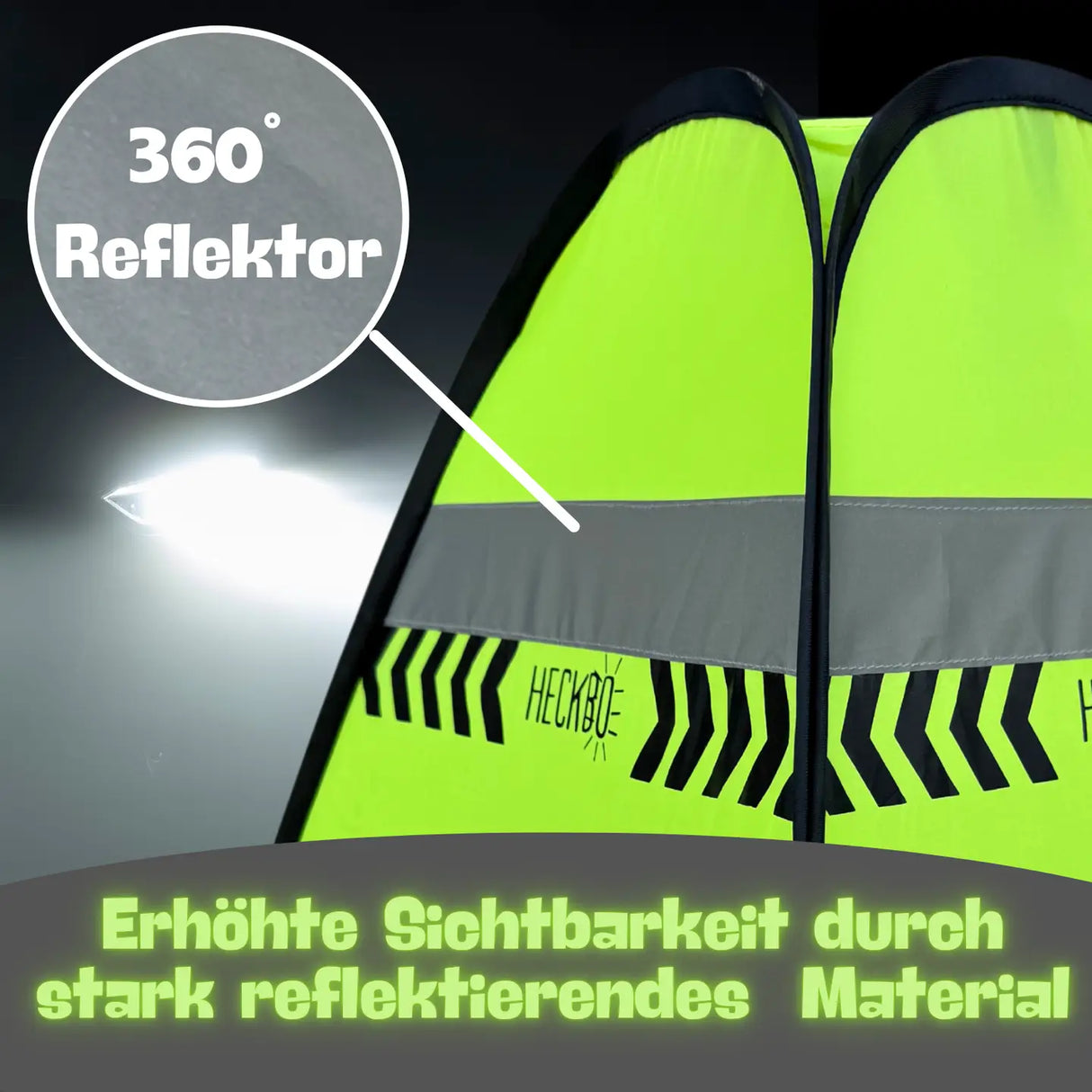2 Straßenwarnschild mit Wimpelkette - Achtung spielende Kinder