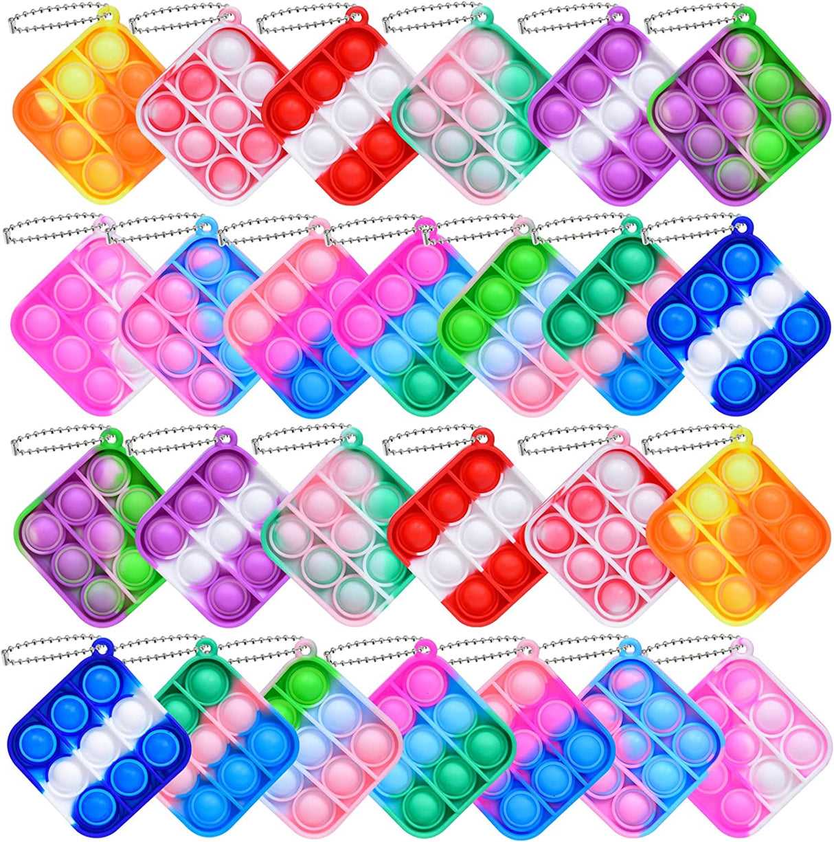 Pop It Schlüsselanhänger assortiert