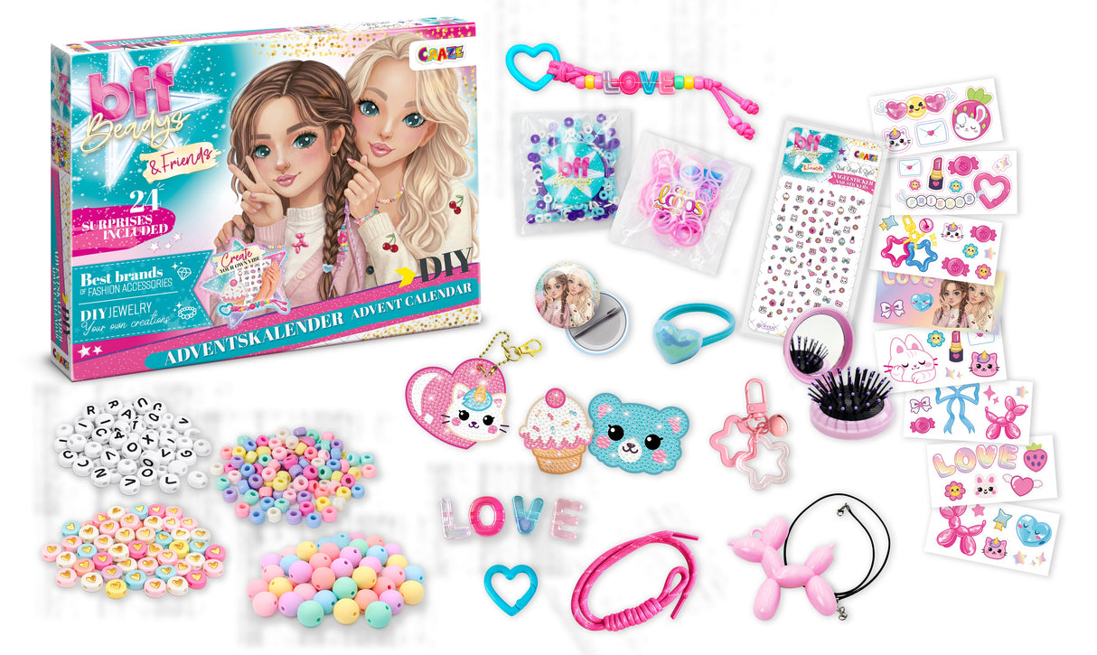 CRAZE Adventskalender BFF Beadys