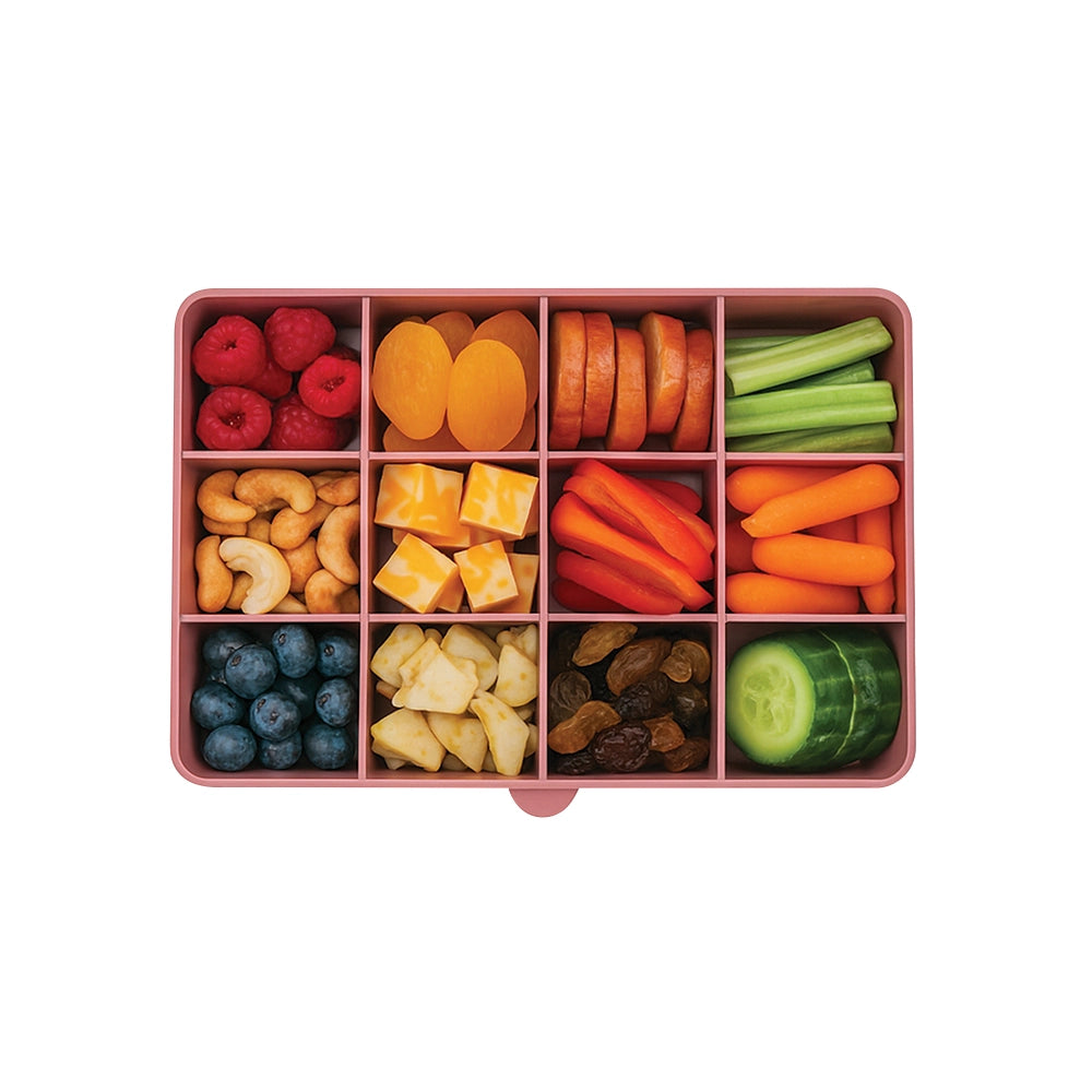 Znünibox Snackbox Melii mit 12 Unterteilungen Berry