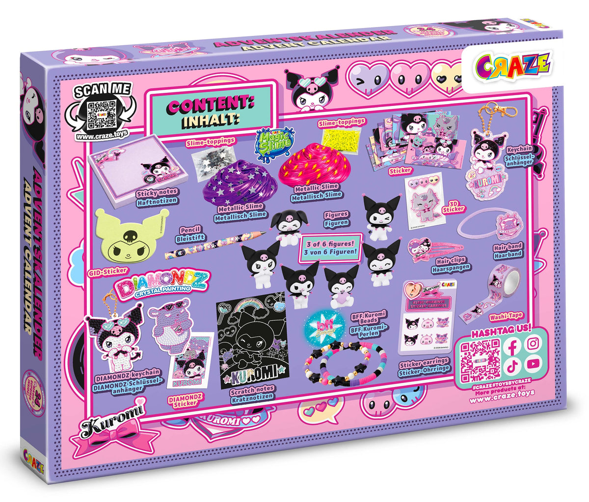CRAZE Adventskalender Kuromi