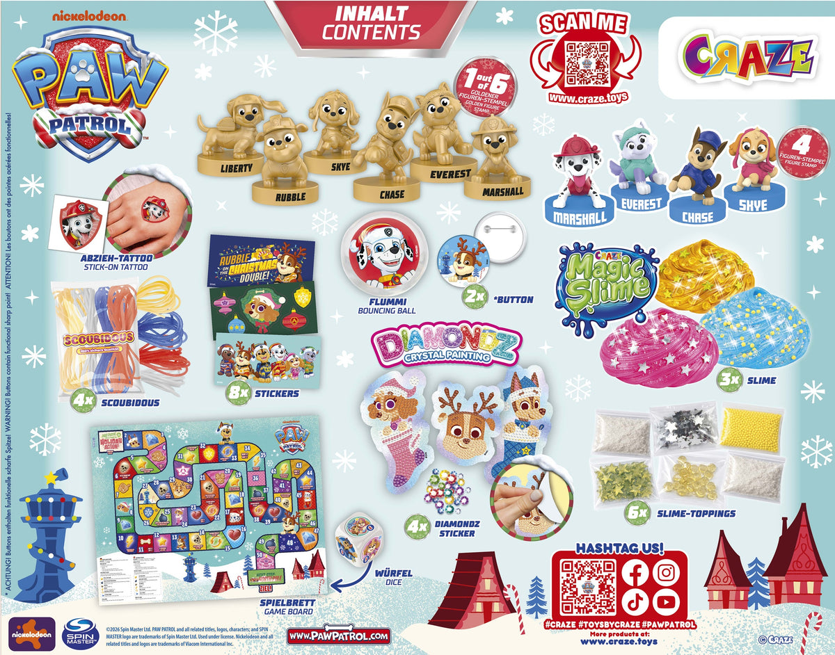 CRAZE Adventskalender Paw Patrol