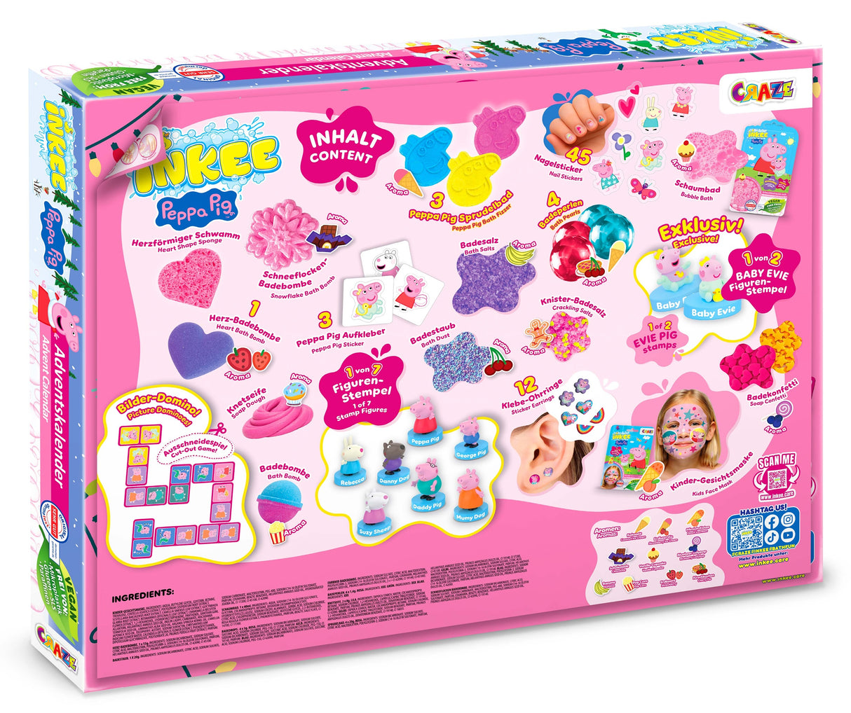 CRAZE Adventskalender Peppa Wutz