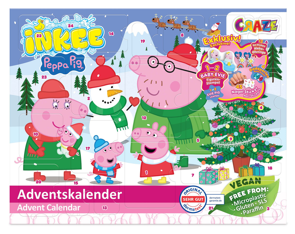 CRAZE Adventskalender Peppa Wutz