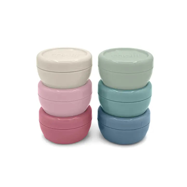 Mini Dipbehälter 3er Set Melii Salbeigrün / Rosa
