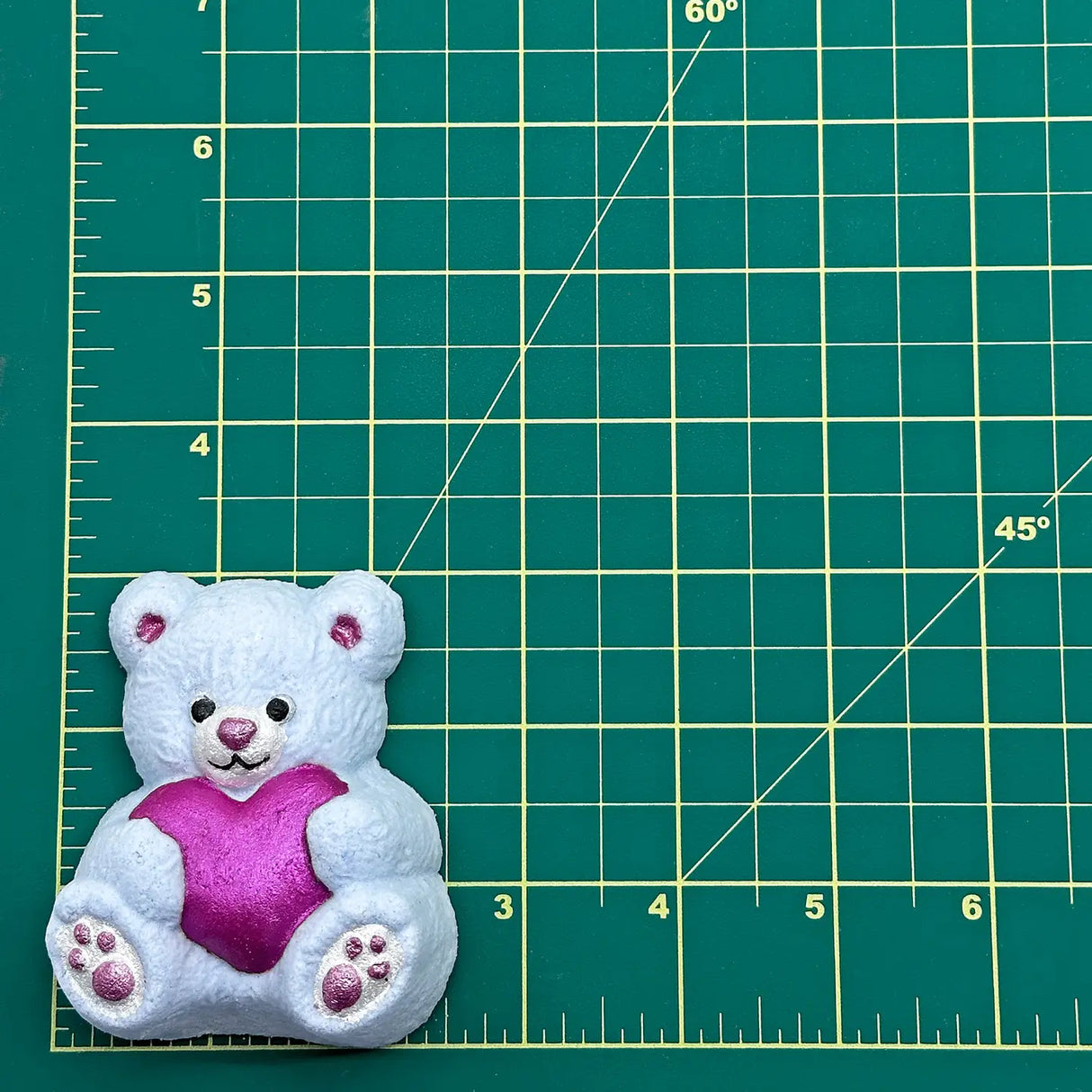 Badekugel handgemacht Teddy mit Herz