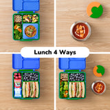 Thermo Lunchbox OmieBox Blau Grün