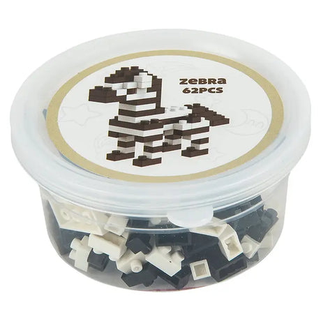 Mini Blocks Bausteine Set Zebra