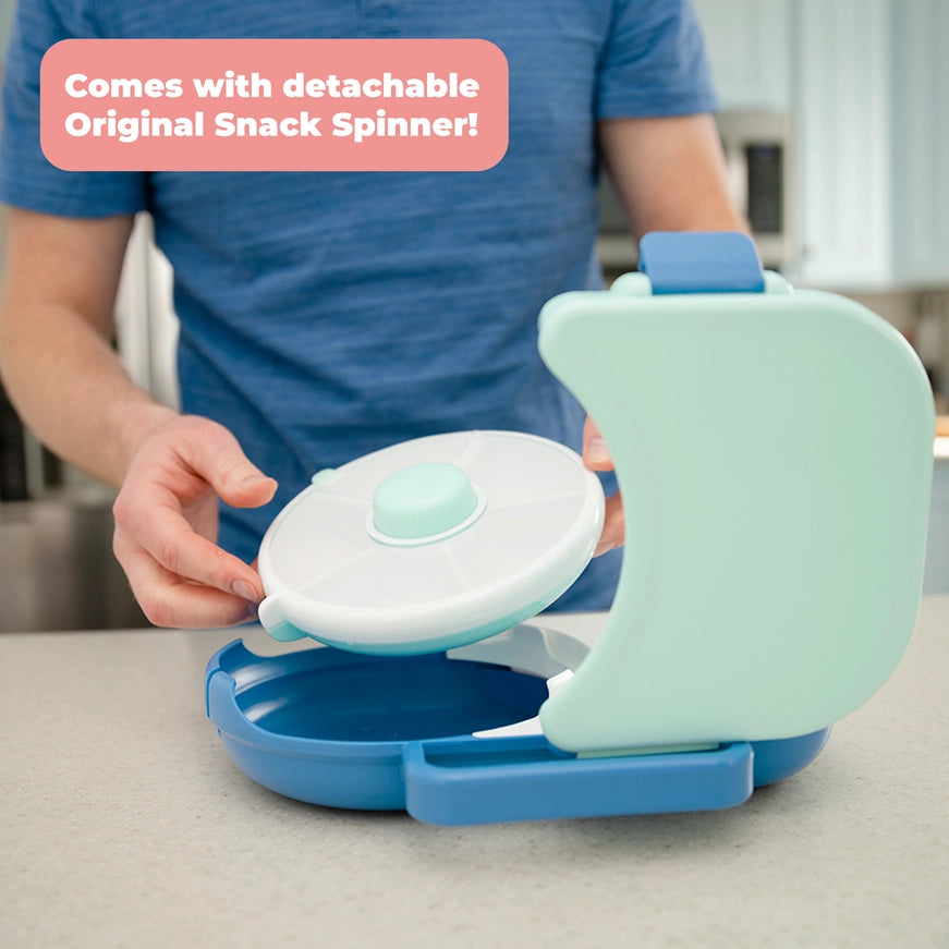 Znünibox GoBe Snack Spinner Deluxe Türkisblau