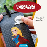 Adventskalender Tüten Superhelden