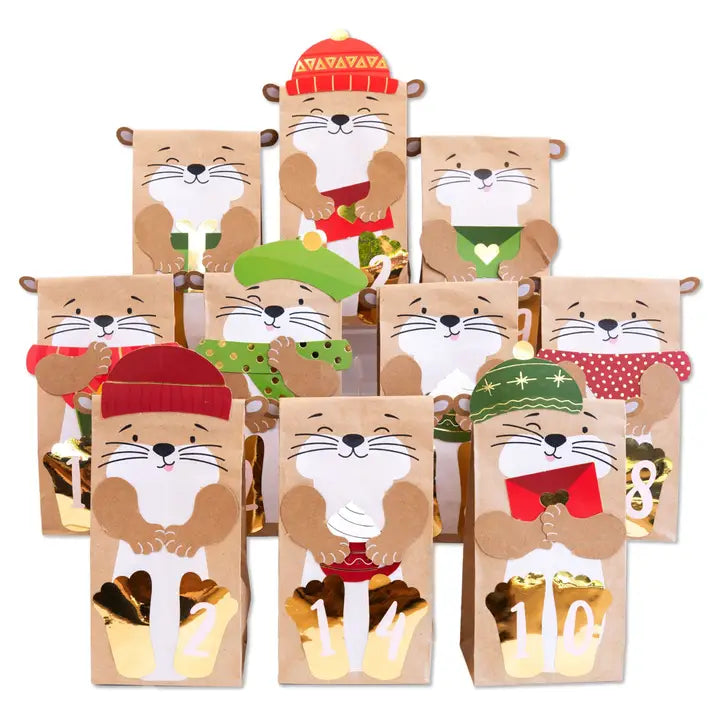 Adventskalender Tüten Otter