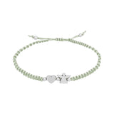 Armband mit Charms - Schutzengel Mint