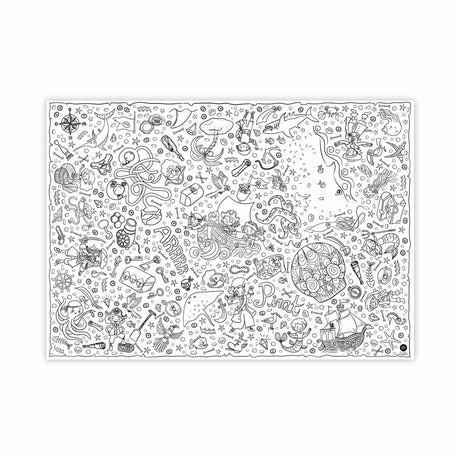 Ausmal Tischdecke XL Pirat