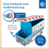 Erinnerungsbox, Spielbox & Sitzbank Eiswagen