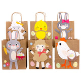Osternest Papiertaschen Bauernhof