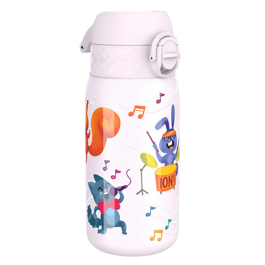 Kinder Edelstahl Trinkflasche Ion8 400ml Tierband