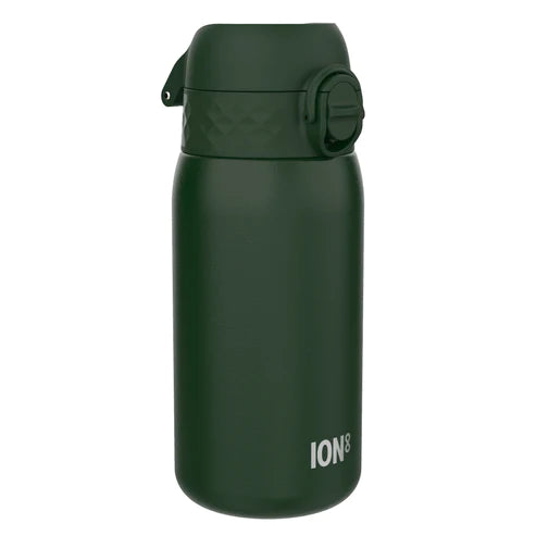 Kinder Thermosflasche Ion8 350ml Dunkelgrün