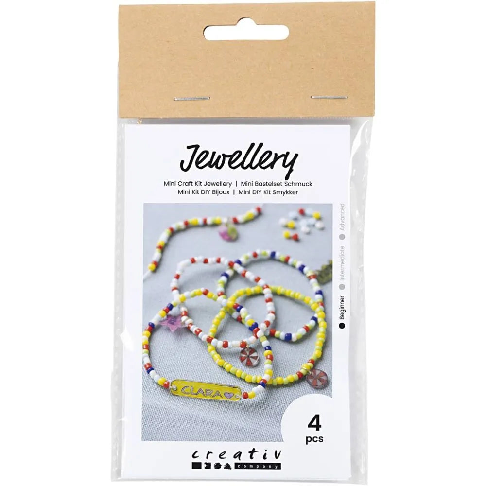 Bastelset Kinder Schmuck Mini Namensplaketten