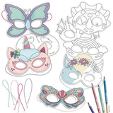 Bastelset Papiermasken Fabelwesen