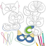 Bastelset Papiermasken Superhelden