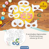 Bastelset Papiermasken Superhelden
