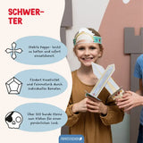 Bastelset Papp-Schwerter