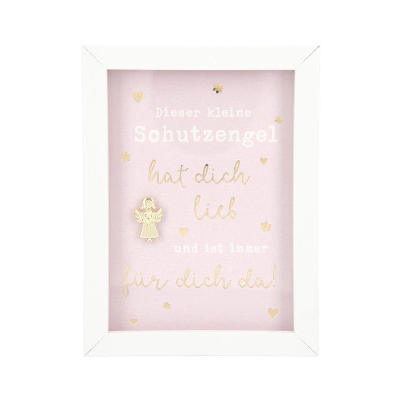 Bilderrahmen mittel Schutzengel - Hab dich lieb
