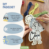Bastelset Fädelset Berufe & Abenteuer