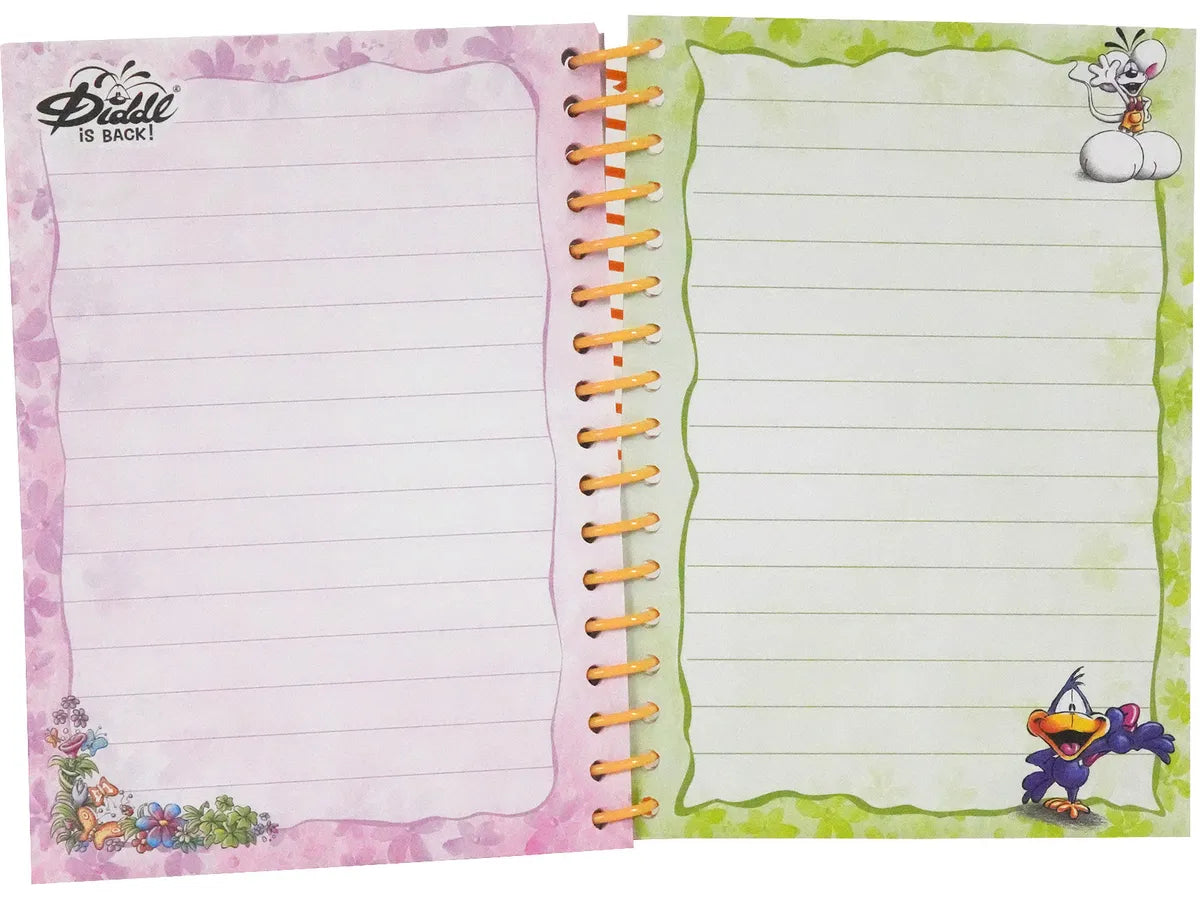 Diddl Notizbuch geformt Orange