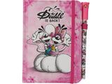 Diddl Notizbuch mit Gelstift Kugelschreiber Rosa