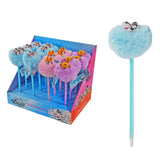 Diddl Kugelschreiber mit Pompom Blau