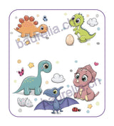 Baurelia Box Inlay bedruckt Dino 1