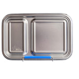 Edelstahl Znünibox Baurelia Box Eco mit 2 Unterteilungen Blau