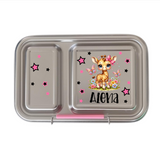 Edelstahl Znünibox Baurelia Box Eco mit 2 Unterteilungen Rosa