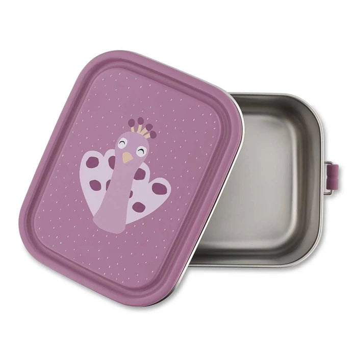 Edelstahl Znünibox Trixie Pfau