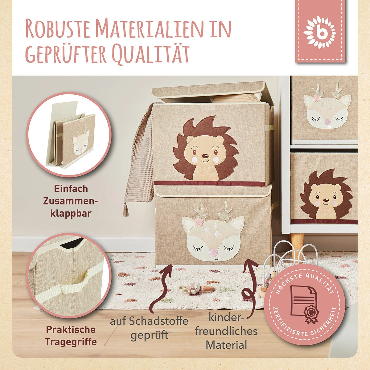 Erinnerungsbox & Spielbox Igel