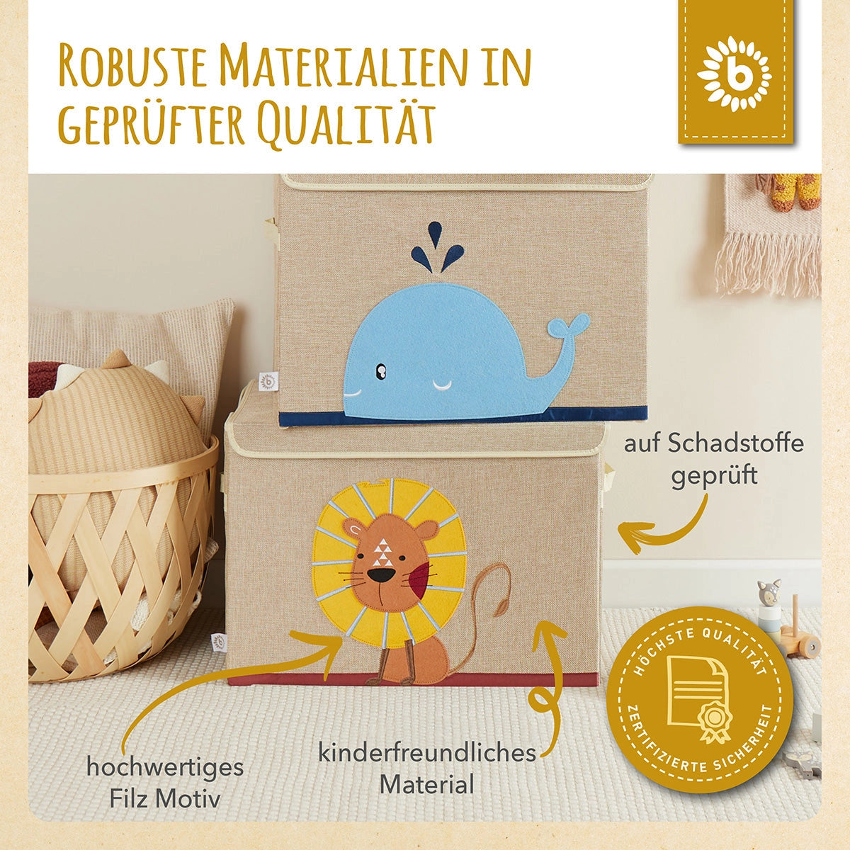 Erinnerungsbox & Spielbox Löwe