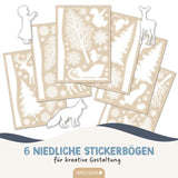 Fensteraufkleber Winterwonderland
