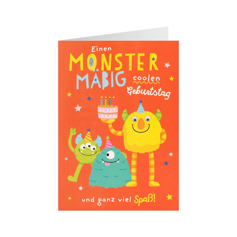 Geburtstagskarte Monstermässig