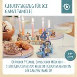 Geburtstagszug Holz Scandy 0-99 Jahre