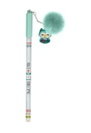Gelschreiber radierbar mit Pompom Eule