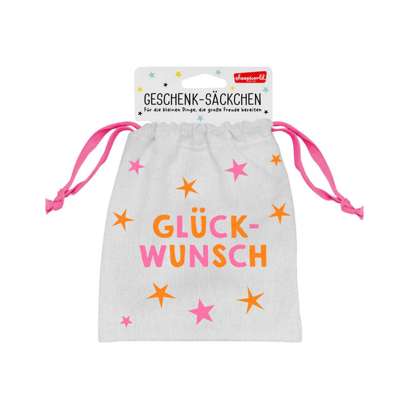 Geschenksäckchen Glückwunsch