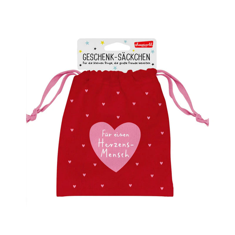 Geschenksäckchen Herzensmensch