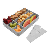 Znünibox Snackbox Melii mit 12 Unterteilungen Grün